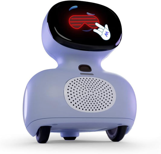 MIKO Mini: AI Robot for Kids with 30-Day Free Max | Voice-Interactive Play & STEAM Activities | Games, Stories & Dance | Child-Safe, Compact Gift for Boys & Girls Ages 5–10 | Purple