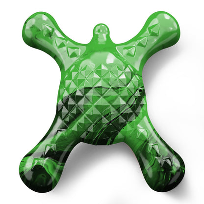 Dog Toys for Aggressive Chewers, Nylon Indestructible Toy for Medium Large Dogs, Hedgehog-Shaped Chew Toys with Bacon Flavor, Long Lasting, Dog Toys for Boredom, Blue